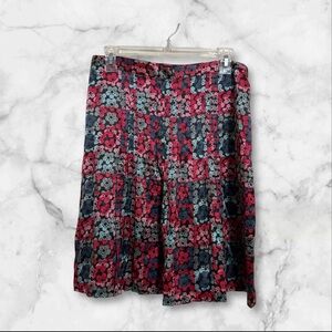 Marc Jacobs Silk Floral Skirt Size 4 Chic Polished Romantic Versatile